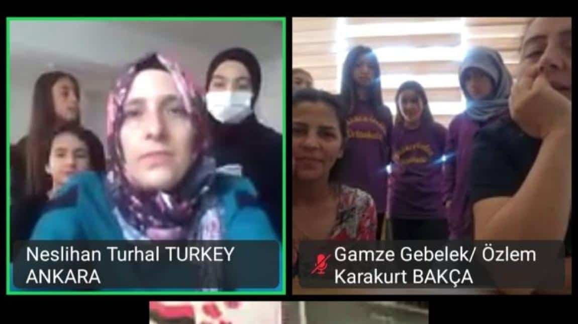 7/A Sınıfı Öğrencileri eTwinning Sıfır Atık Projesini Çevrim İçi Kapanış Toplantısıyla Tamamladı